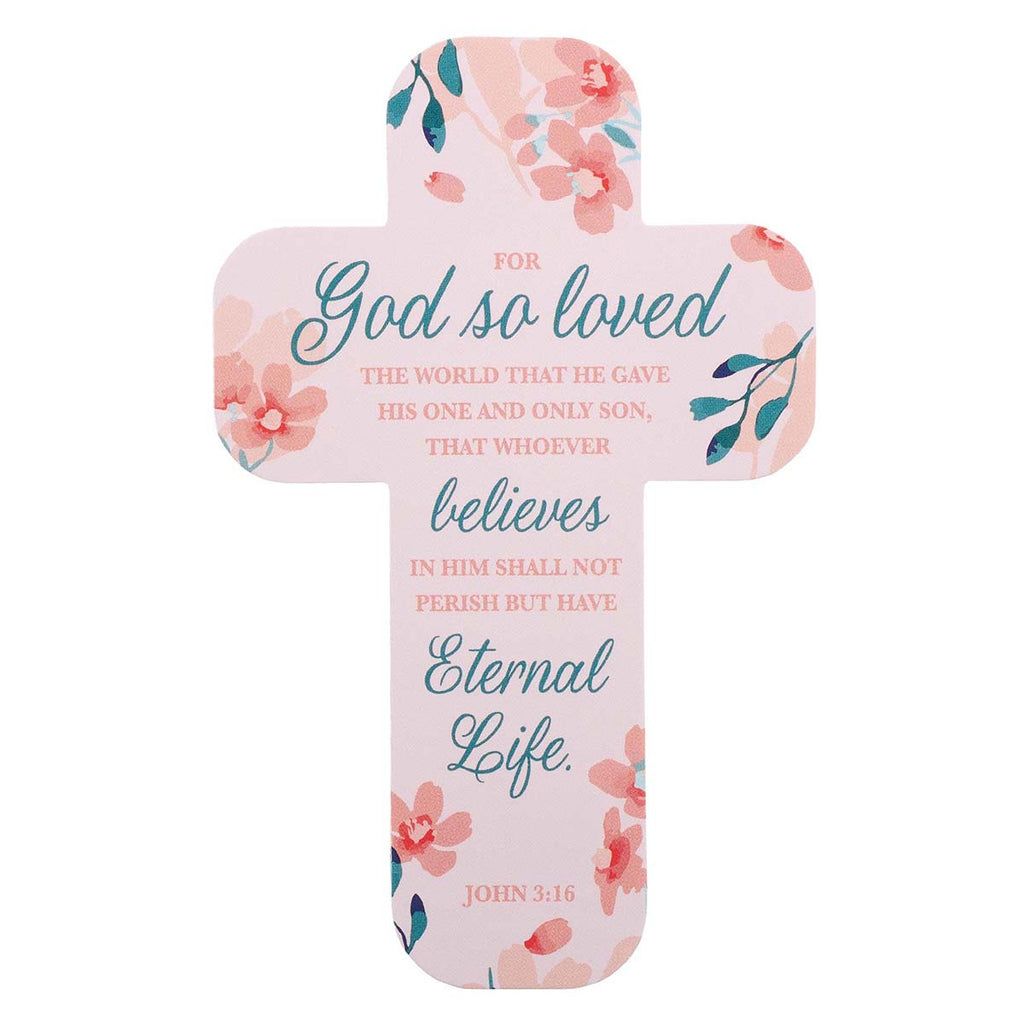Cross Bookmark - God So Loved The World John 3:13