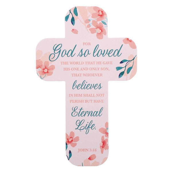 Cross Bookmark - God So Loved The World John 3:13