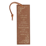 LuxLeather Pagemarker - When She Speaks Proverbs 31:26