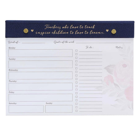 Rolene Strauss Undated Planner - Blue Faux Leather