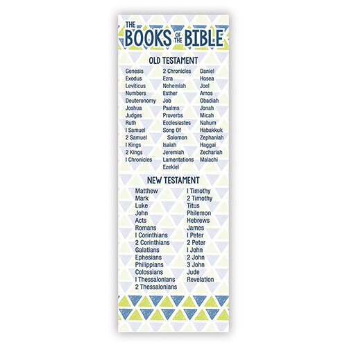 Bookmark - Books Of The Bible (Pack of 10)