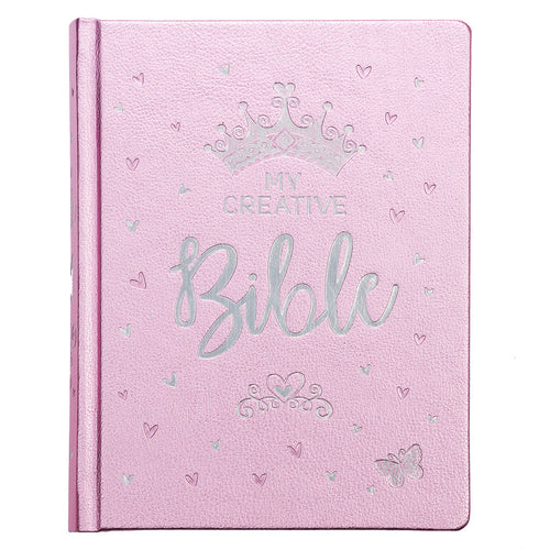 My Creative Bible for Girls ESV - Pink Faux Journaling Bible