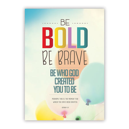 Large Poster - Be Brave Stay Kind