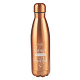 Grateful Bronze Stainless Steel Water Bottle