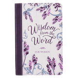 Wisdom from the Word for Women Faux Leather Gift Book