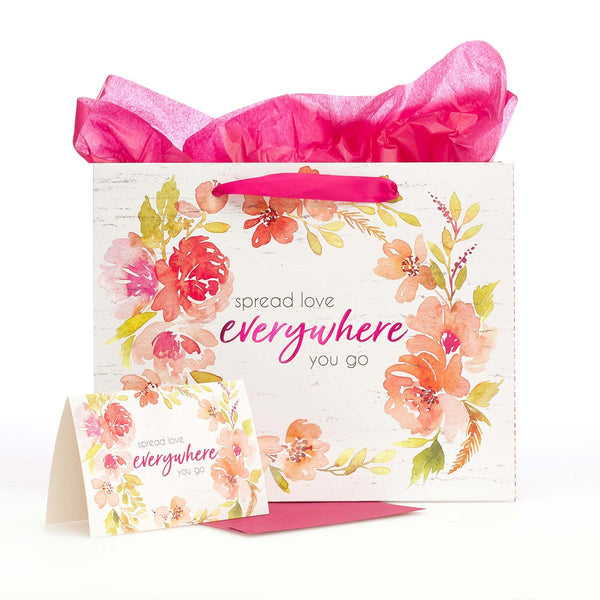 Large Gift Bag - Spread Love Everywhere You Go