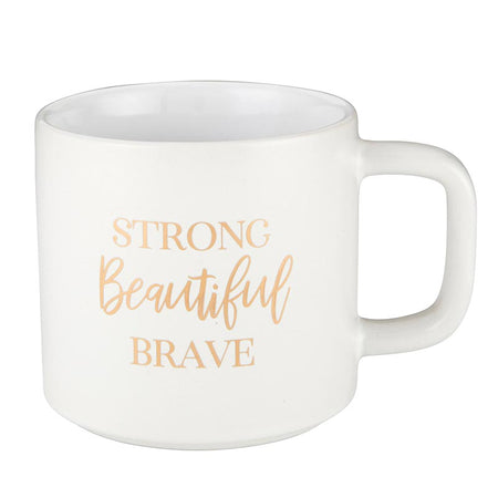 Be Still and Know Pink Camp Style Coffee Mug - Psalm 46:10