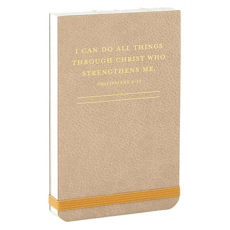 Linen Notepad - My Strength and My Song