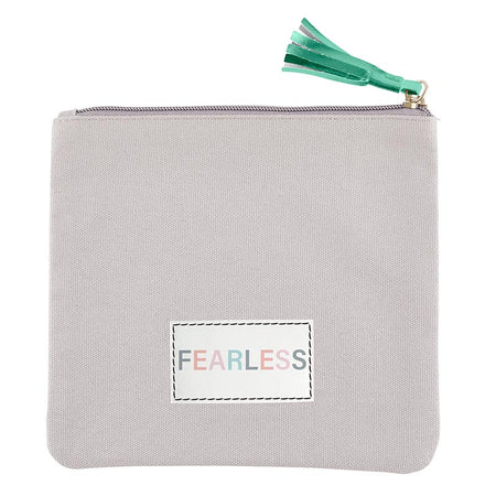 Well With My Soul Hymn Soft Pink and Blue Faux Leather ID Card Holder