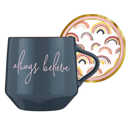 Be Still and Know Pink Camp Style Coffee Mug - Psalm 46:10
