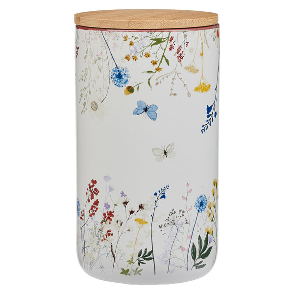 Give Thanks Topsy-Turvy Wildflower Ceramic Gratitude Jar - 1 Thessalonians 5:18