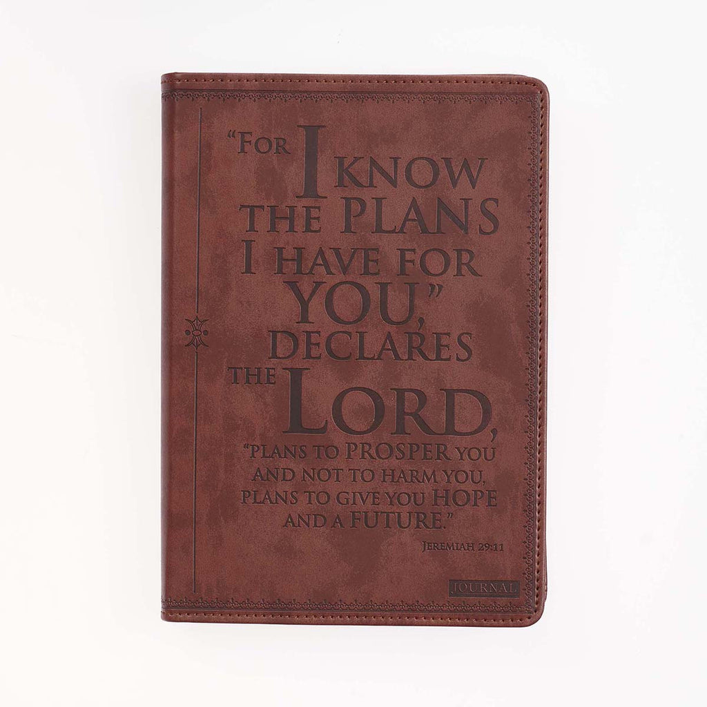I know the Plans Classic LuxLeather Journal - Jeremiah 29:1