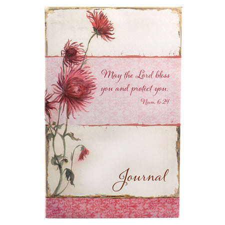 With God All Things are Possible Large Wirebound Journal with Elastic Closure - Matthew 19:26