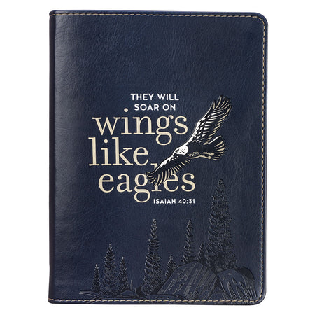 It IS Well Hymn Blue Faux Leather Classic Journal with Zippered Closure