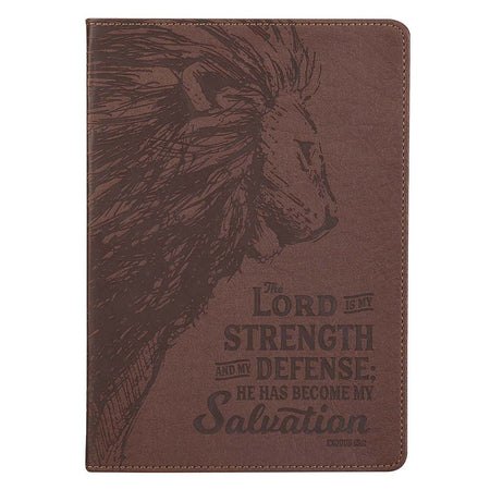 With God All Things are Possible Large Wirebound Journal with Elastic Closure - Matthew 19:26