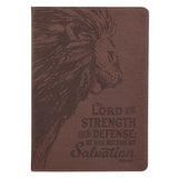 Classic Journal - My Strength & My Defense Brown