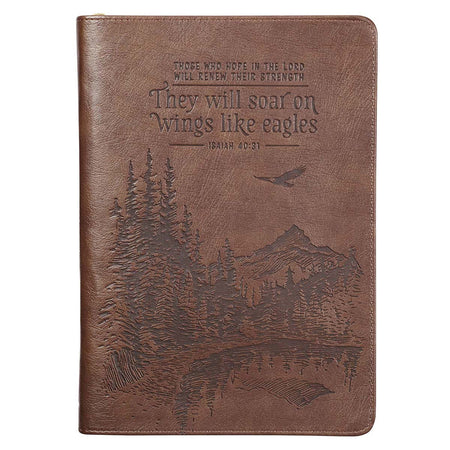 Faux Leather Bookmark - Strength & Dignity (Teal)
