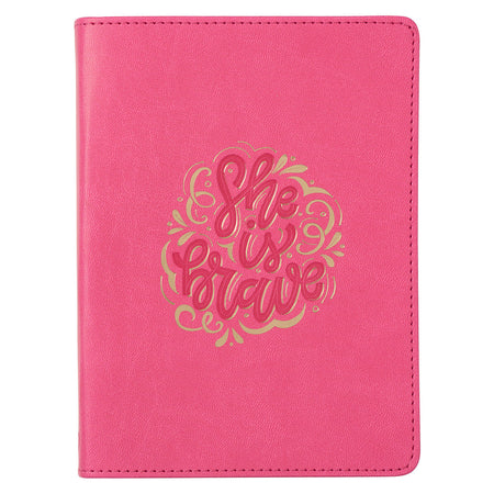 Plum Poly-Canvas Value Bible Cover with Grace Badge - John 1:16