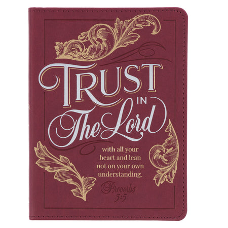 Finding Joy Purple Faux Leather Daily Devotional