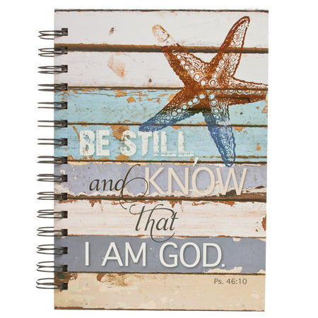 Nothing Will Be Impossible Pink Floral Large Wirebound Journal - Matthew 17:20