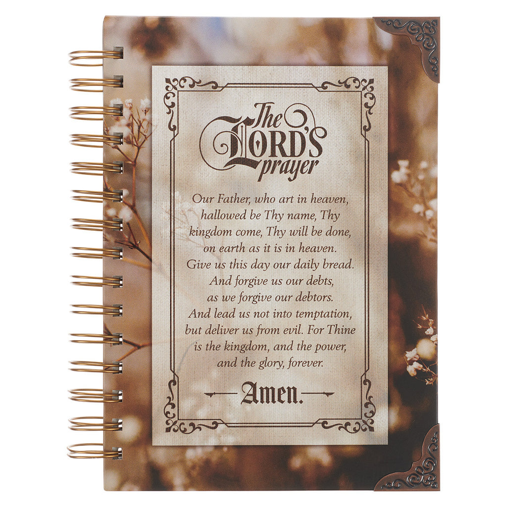 The LORD's Prayer Large Wirebound Journal - Matthew 6:9-13