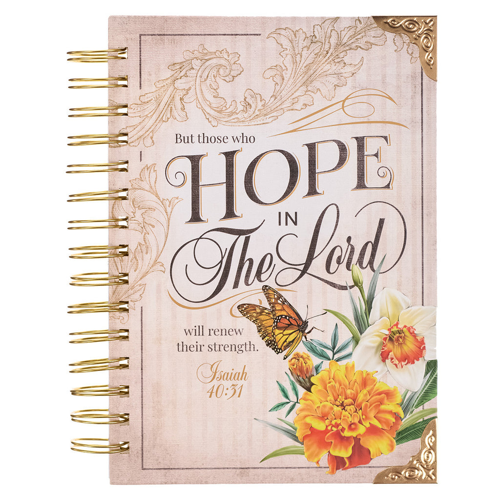 Hope in the LORD Large Wirebound Journal - Isaiah 40:31