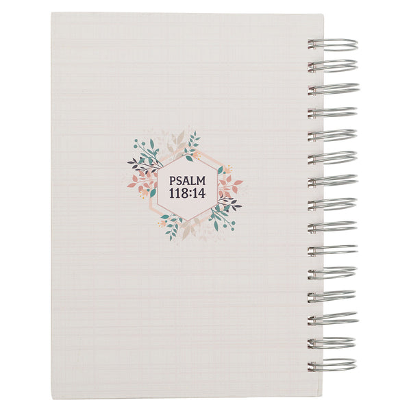 My Strength and My Song Wirebound Journal - Psalm 118:14