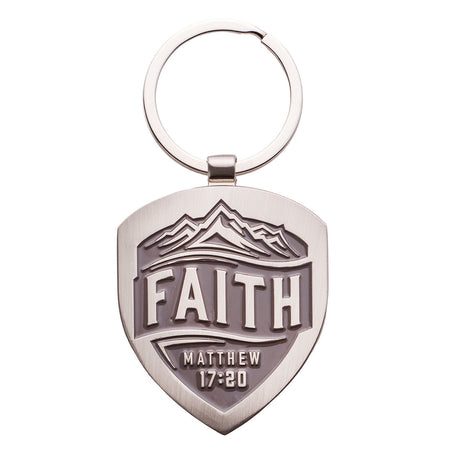 Metal Keyring with Link Chain - Grow in Grace