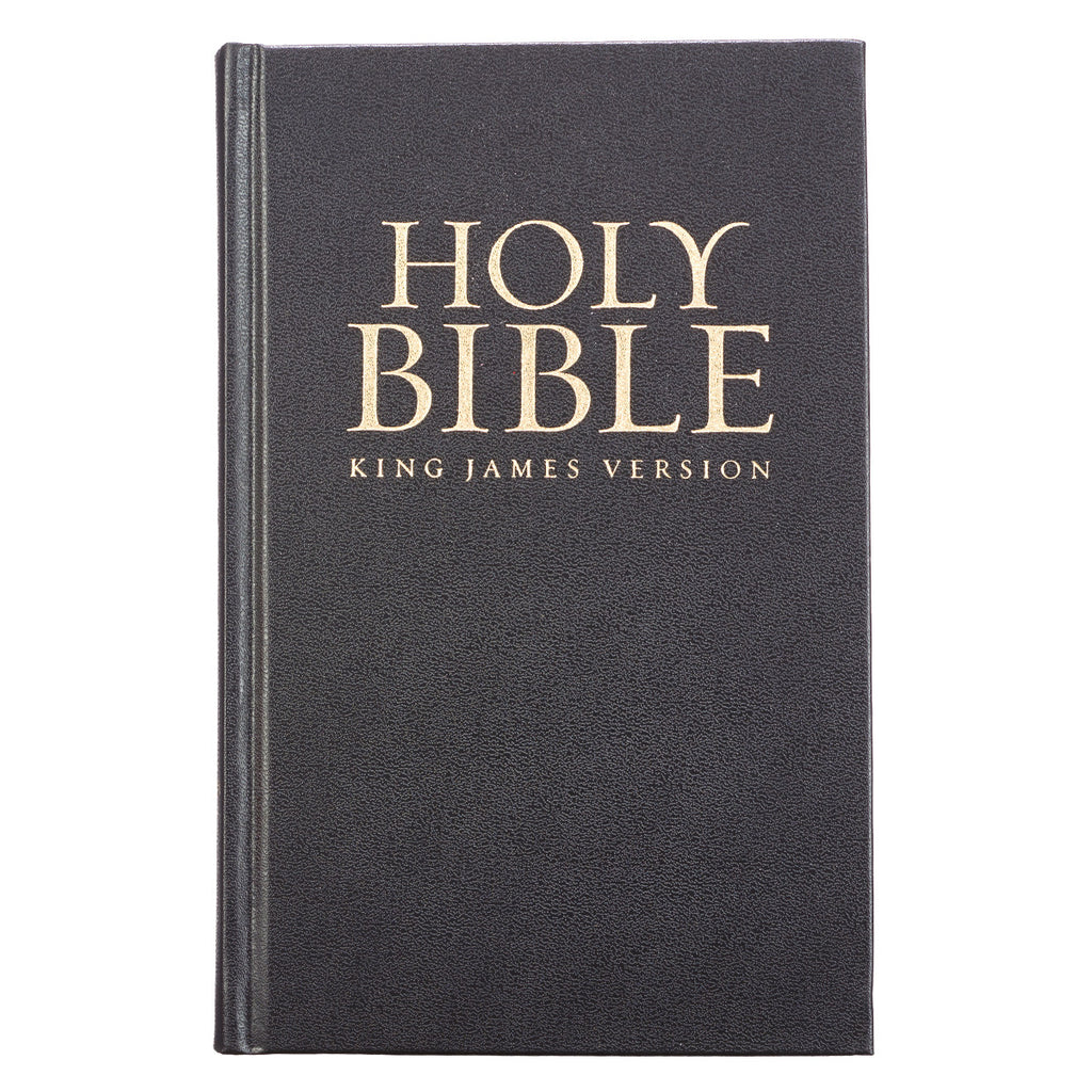 Black Hardcover King James Veriosn Pew and Worship Bible