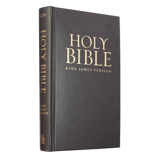Black Hardcover King James Veriosn Pew and Worship Bible