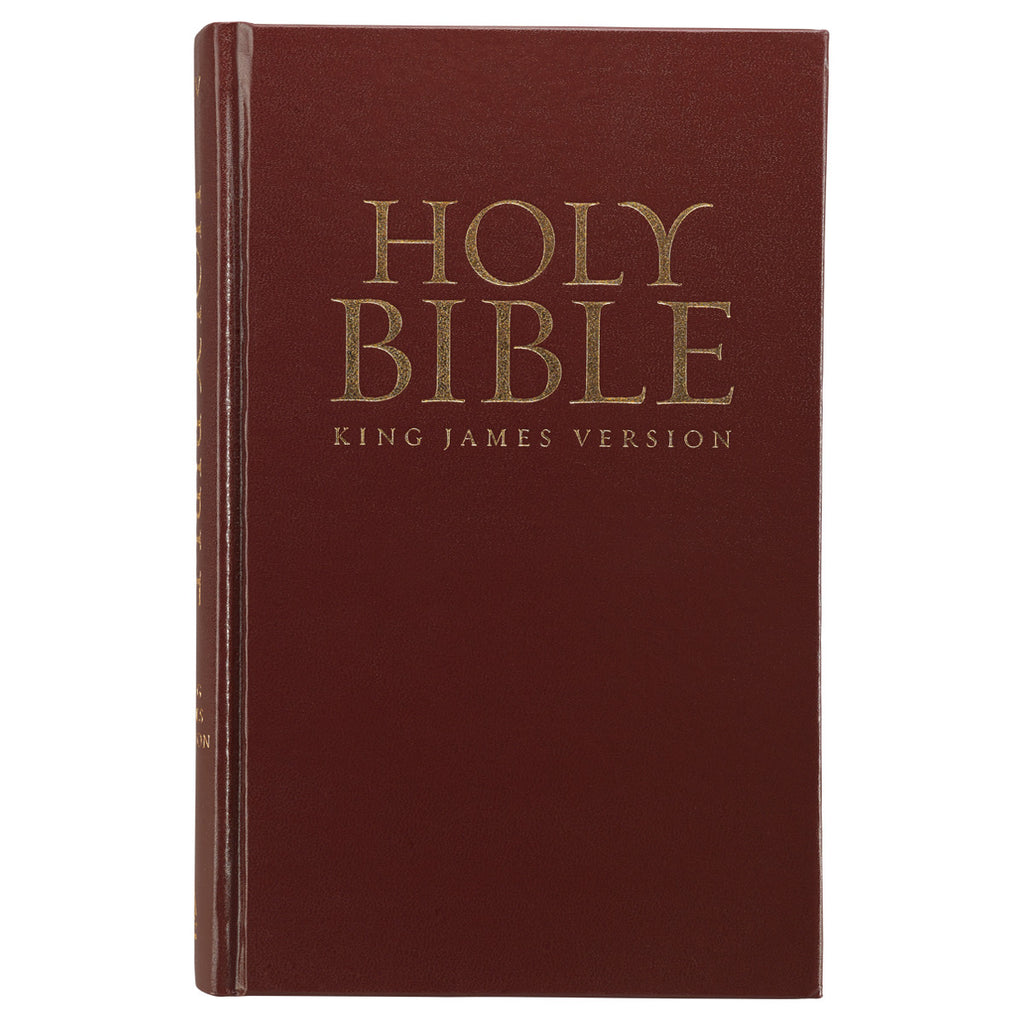 Burgundy Hardcover King James Version Pew Bible
