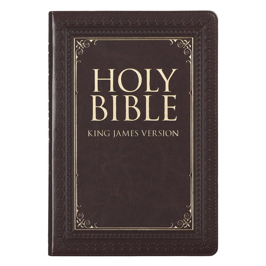 KJV Large Print Thumb Index Dark Brown