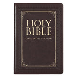 KJV Large Print Thumb Index Dark Brown