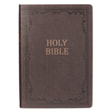 KJV Bible - Dark Brown Faux Leather Super Giant Print