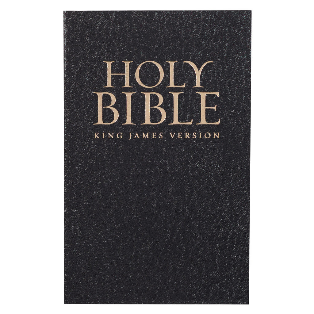 Black Softcover King James Version Gift and Award Bible