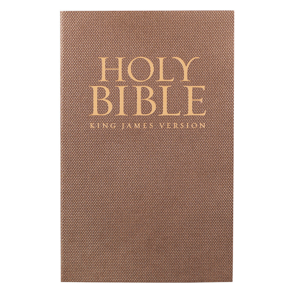 Antique Gold Softcover Gift and Award King James Version Bible