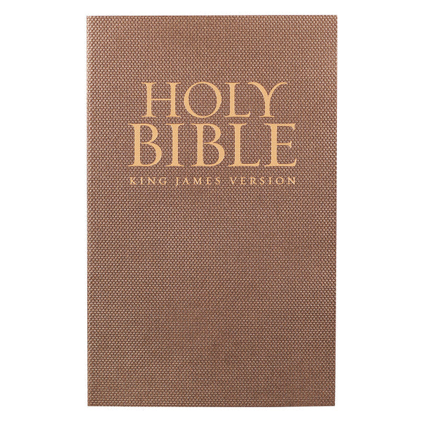 Antique Gold Softcover Gift and Award King James Version Bible