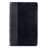 KJV Bible - Black Half-bound Faux Leather Giant Print