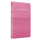 Pink Faux Leather King James Version Gift Edition Bible
