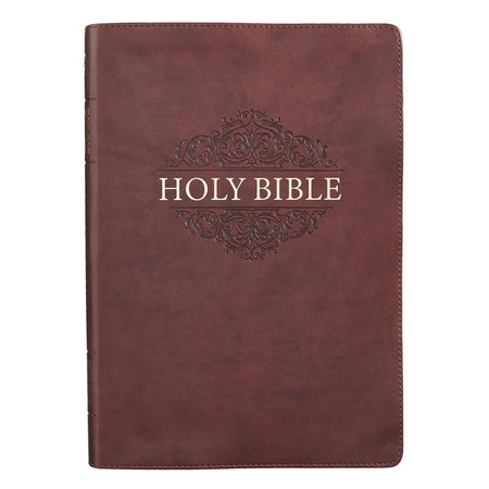 KJV Bible - Purple Faux Leather Large Print Compact