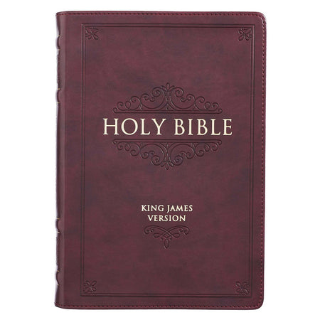 KJV Giant Print Bible - Blue heat-debossed