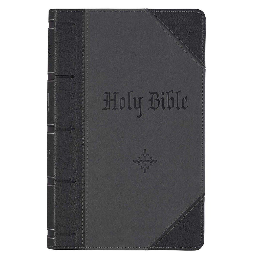 KJV Giant Print Bible - Black heat-debossed
