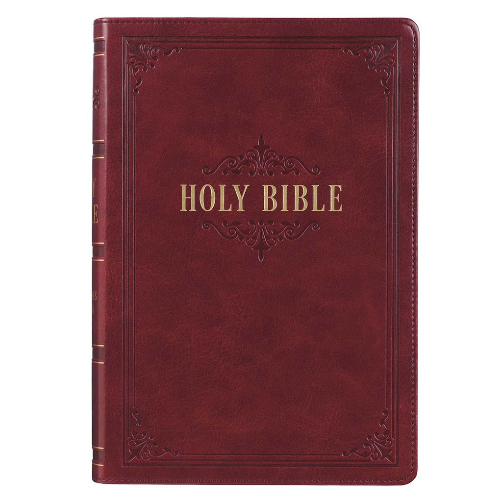 KJV Giant Print Full-size Bible - Brown heat-debossed