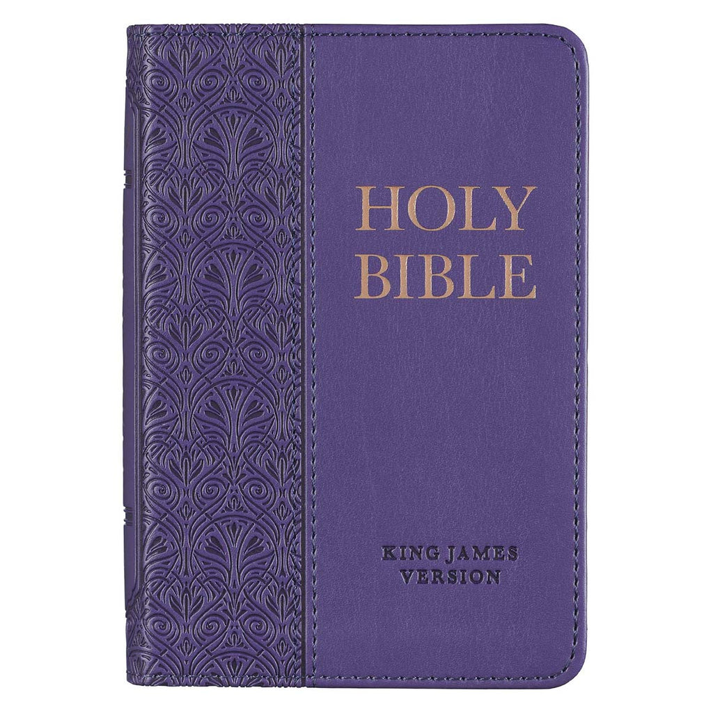 KJV Pocket Bible - Purple Faux Leather