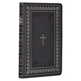 Black Framed Faux Leather KJV Deluxe Gift Bible with Thumb Index