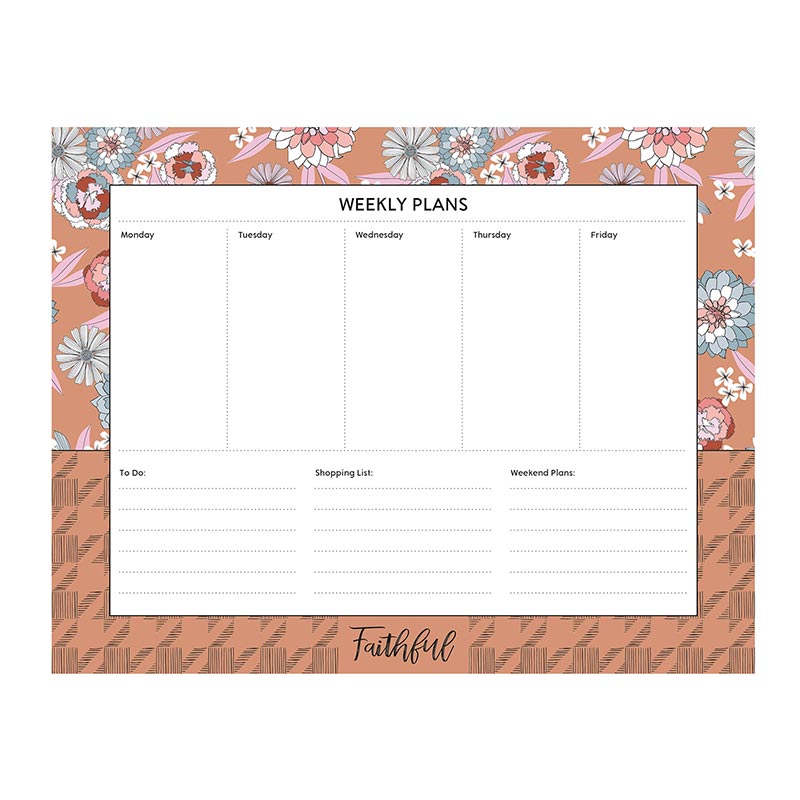 Weekly Planner - Faithful