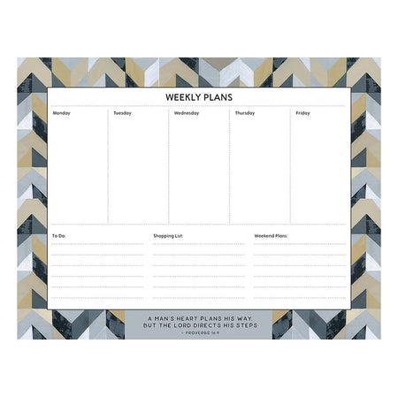 Baxter Undated Planner - Gray Faux Leather