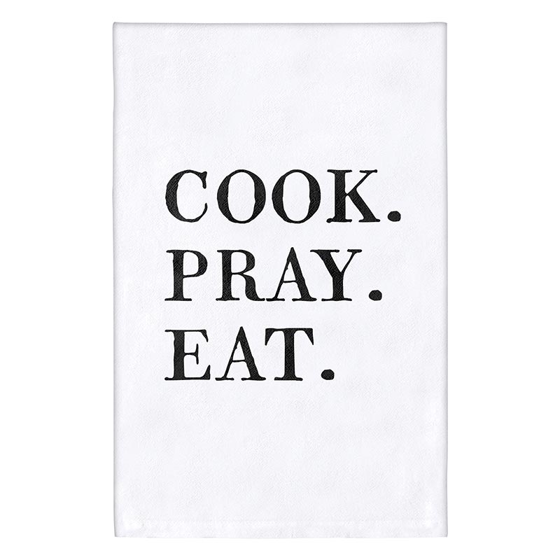 Face to Face Thirsty Boy Towel - Cook. Pray. Eat.