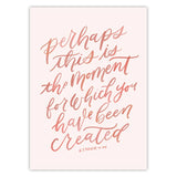 Large Poster - Esther 4:14