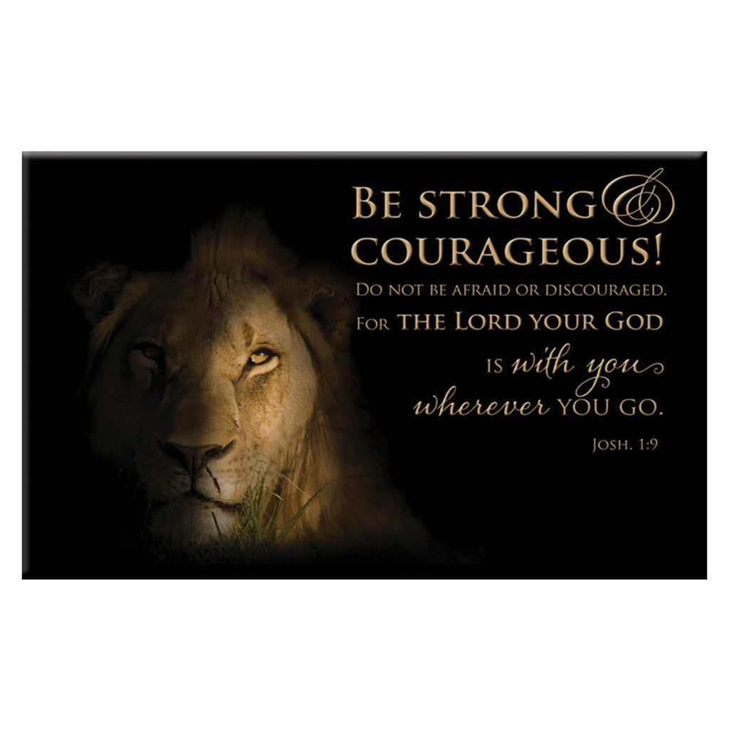Magnet: Lion Strong and Courageous